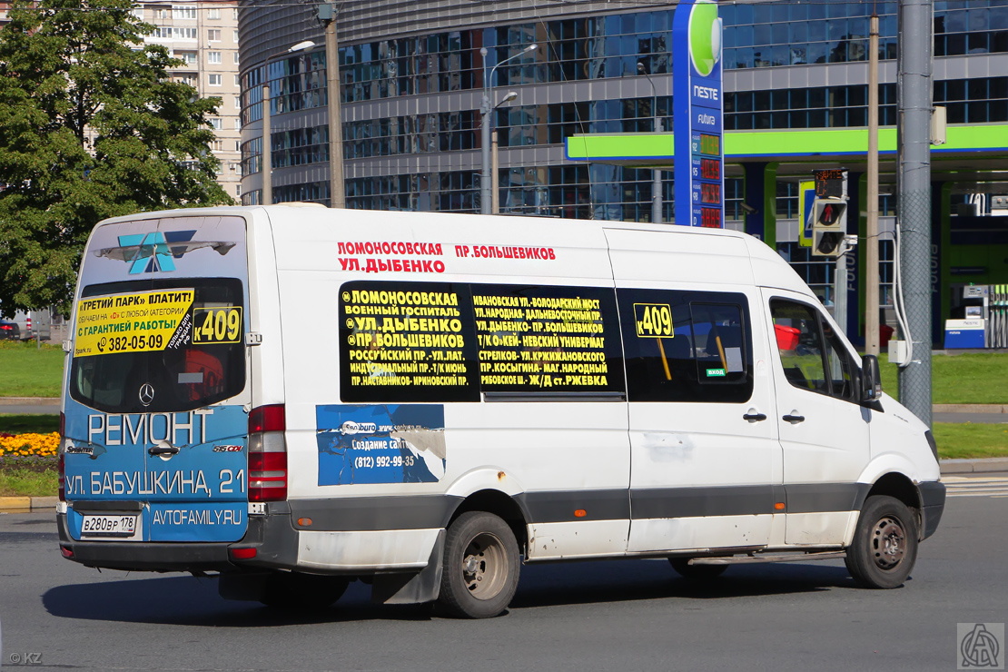 Санкт-Петербург, Луидор-22360C (MB Sprinter) № В 280 ВР 178