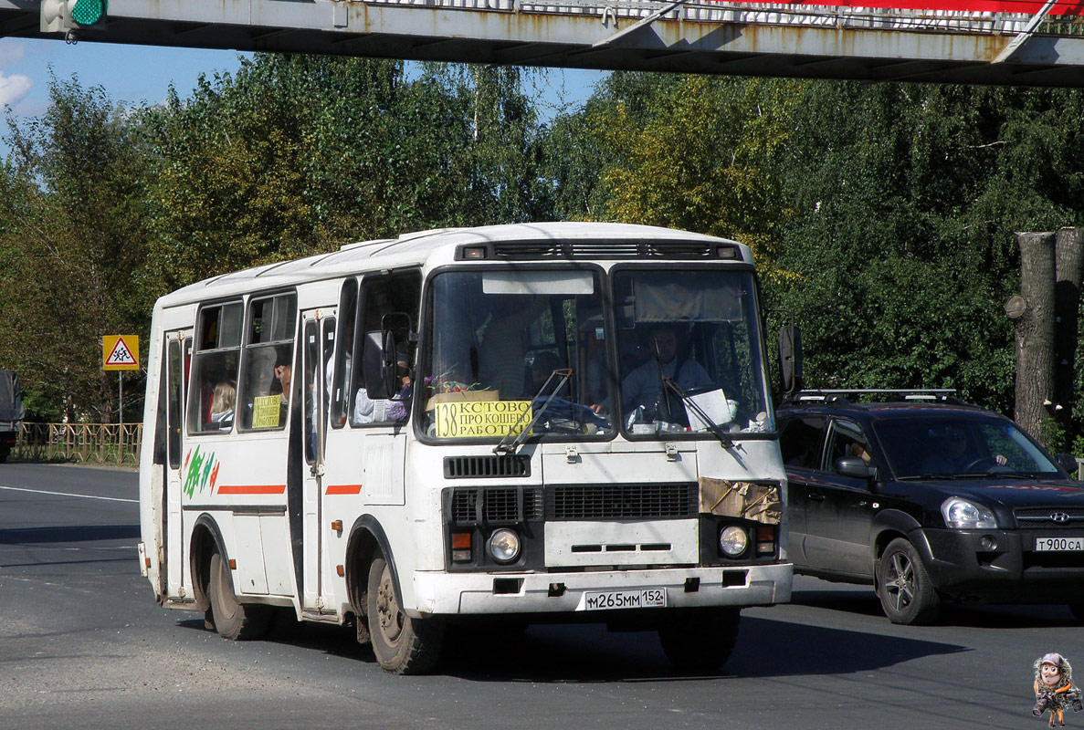 Nizhegorodskaya region, PAZ-32054 Nr. М 265 ММ 152