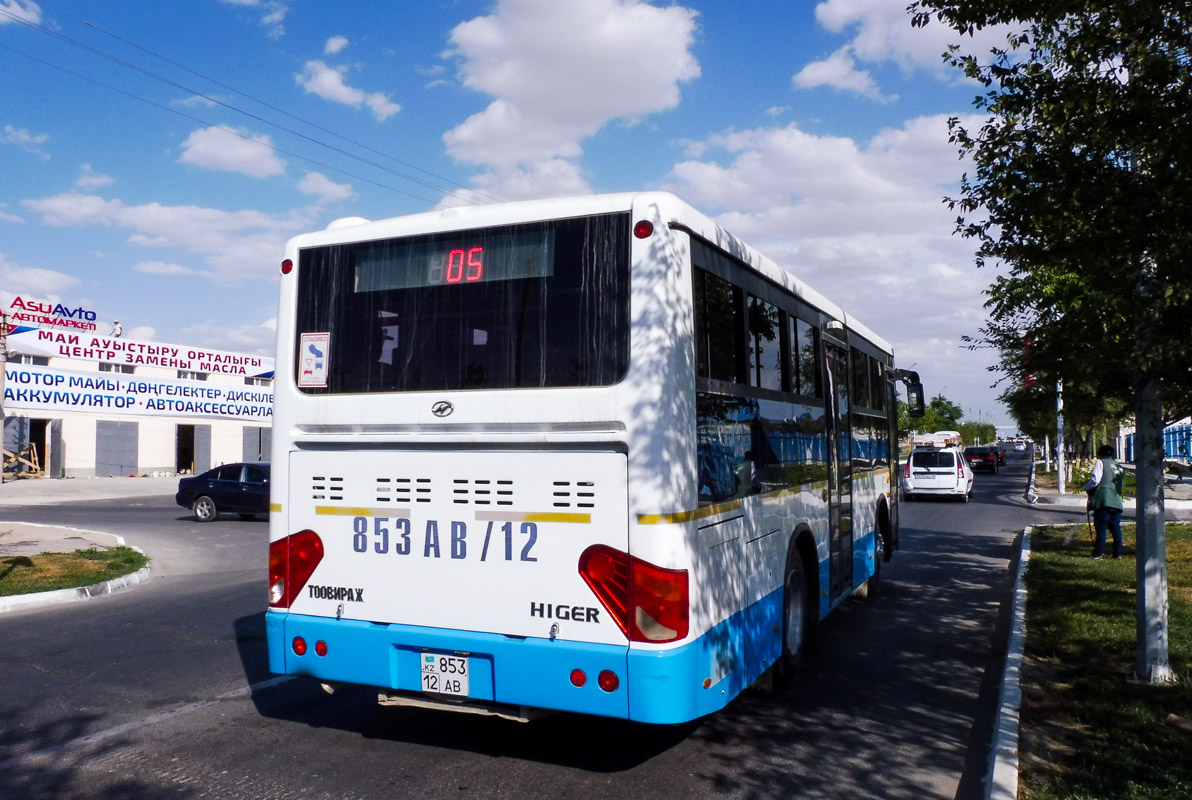 Мангистауская область, Higer KLQ6895G № 853 AB 12