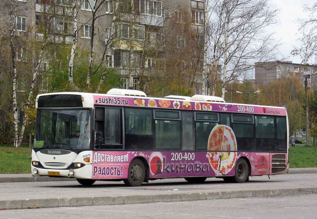 Вологодская область, Scania OmniLink I (Скания-Питер) № АЕ 990 35