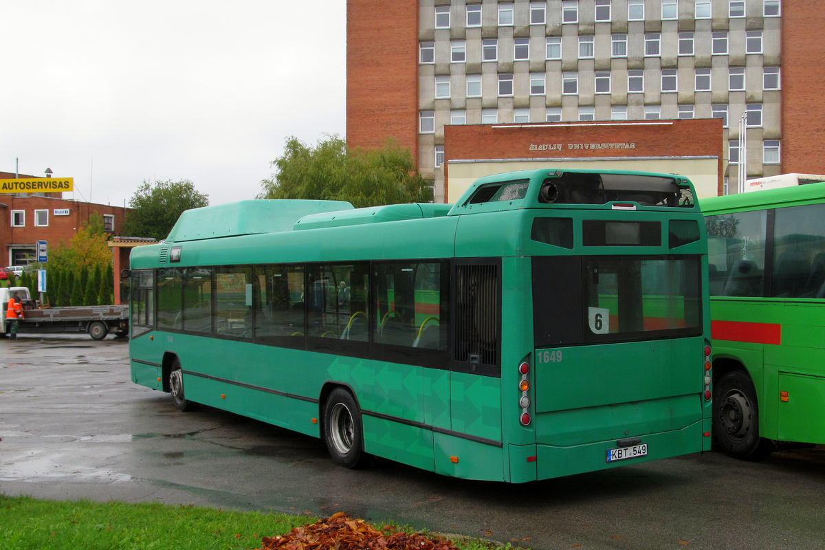 Lithuania, Volvo 7700 CNG # 1649