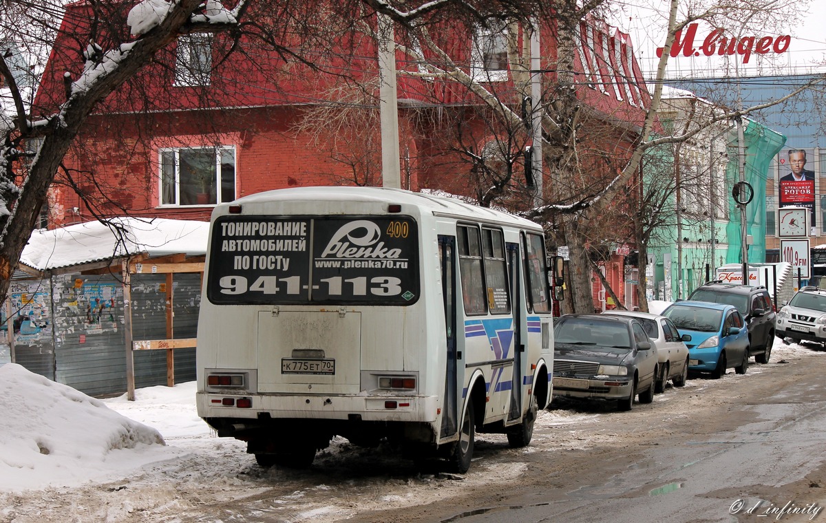 Томская область, ПАЗ-32051-110 № К 775 ЕТ 70