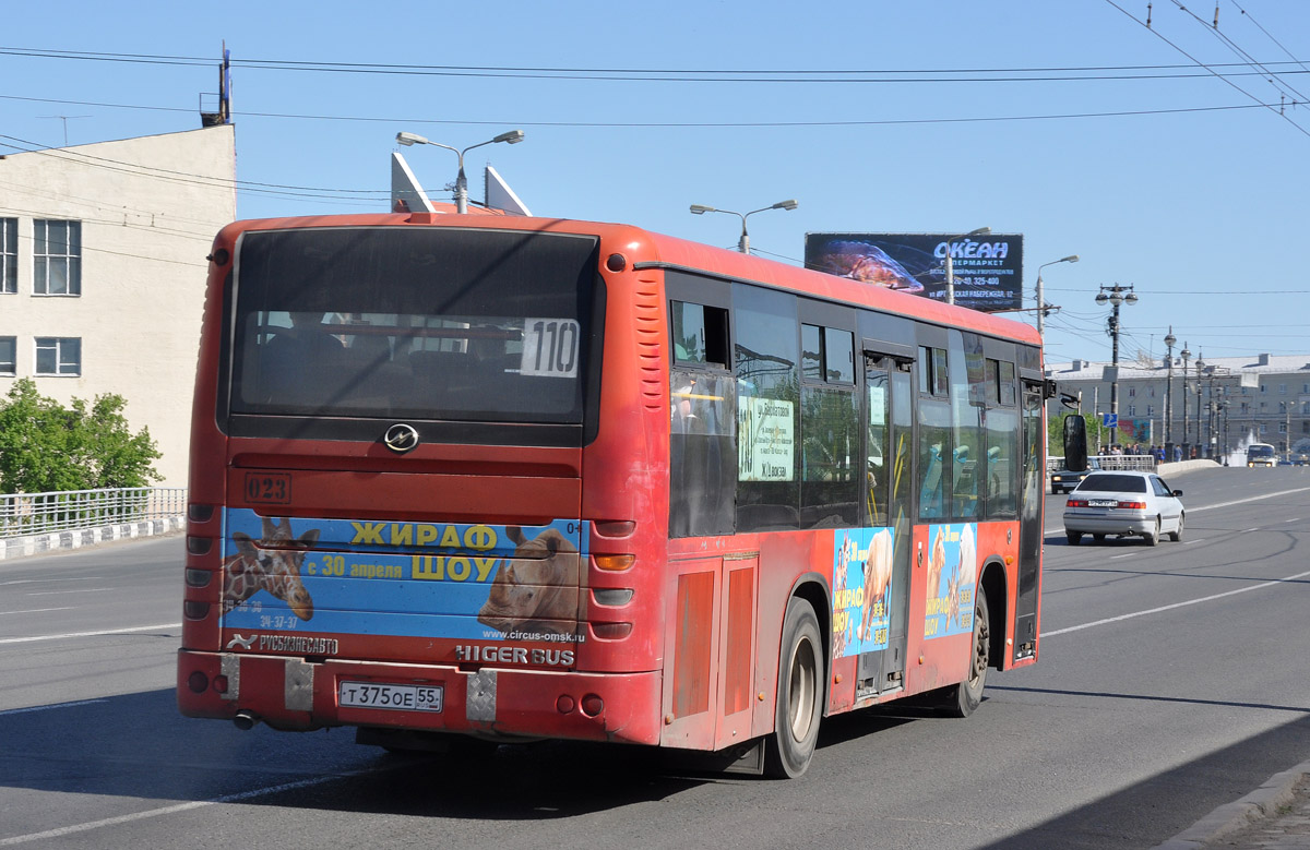 Омская вобласць, Higer KLQ6118GS № Т 375 ОЕ 55