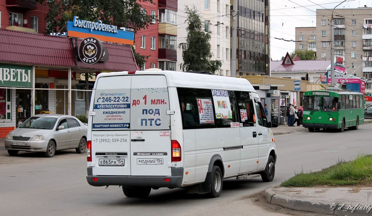 Новосибирская область, Луидор-223203 (MB Sprinter Classic) № Е 865 РА 154