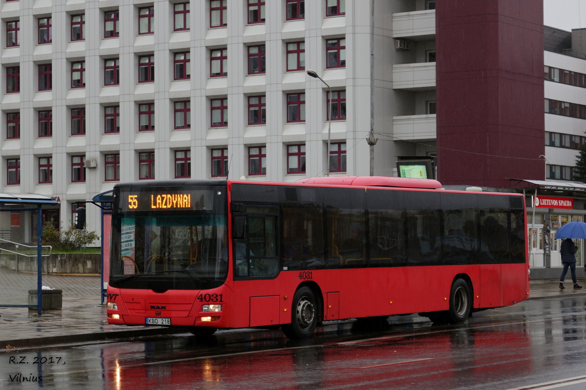 Литва, MAN A21 Lion's City NL273 № 4031