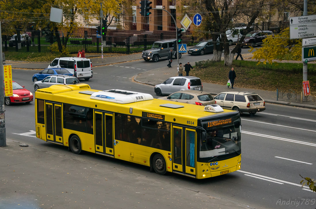 Kyjev, MAZ-203.069 č. 8514