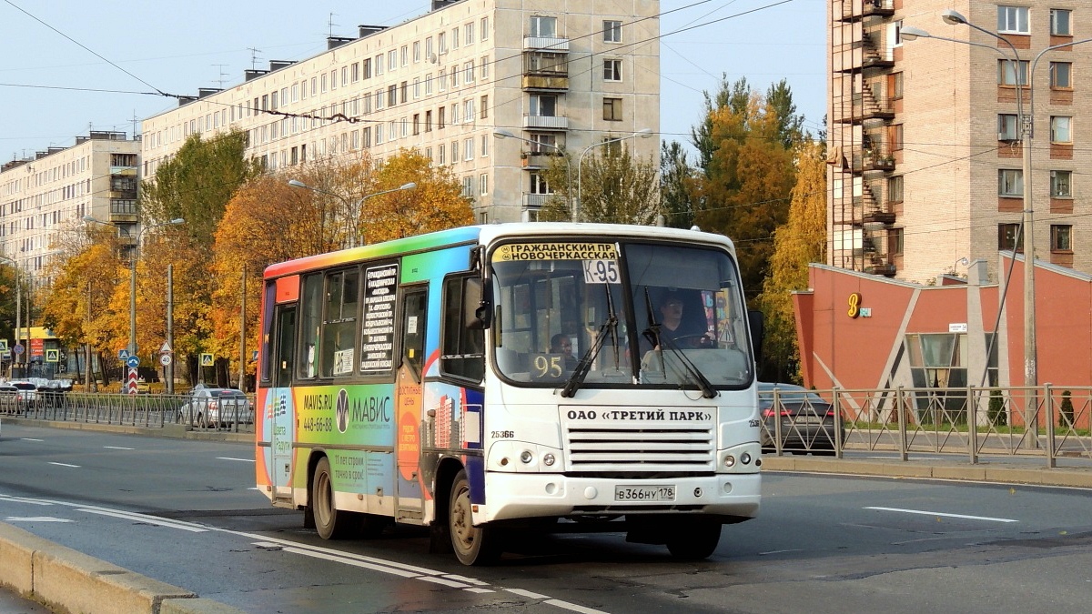 Petrohrad, PAZ-320402-05 č. В 366 НУ 178