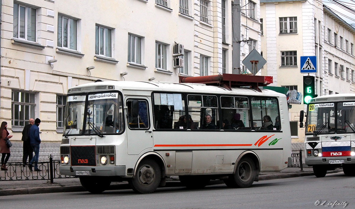 Томская область, ПАЗ-32054 № У 499 ВТ 142