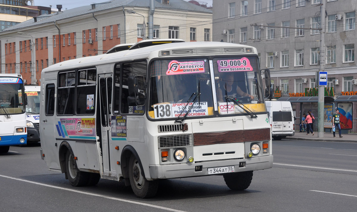 Омская область, ПАЗ-32053 № Т 334 АТ 55