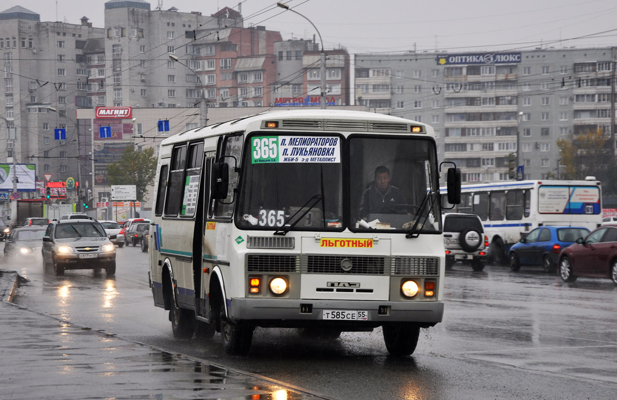 Омская область, ПАЗ-32053 № Т 585 СЕ 55