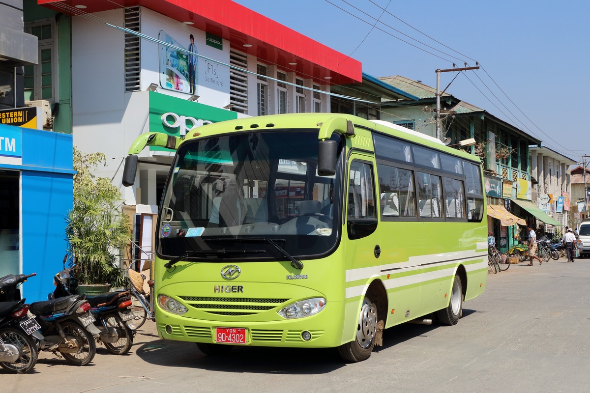 Мьянма (Бирма), Higer KLQ6758 № 9D-4302