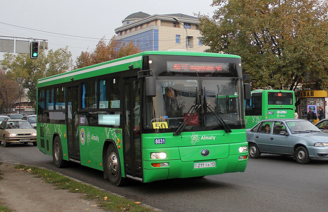 Алматы, Yutong ZK6108HGH № 8031