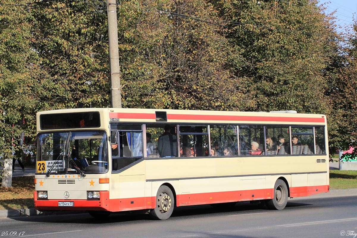 Vladimir region, Mercedes-Benz O405 Nr. В 154 РХ 33