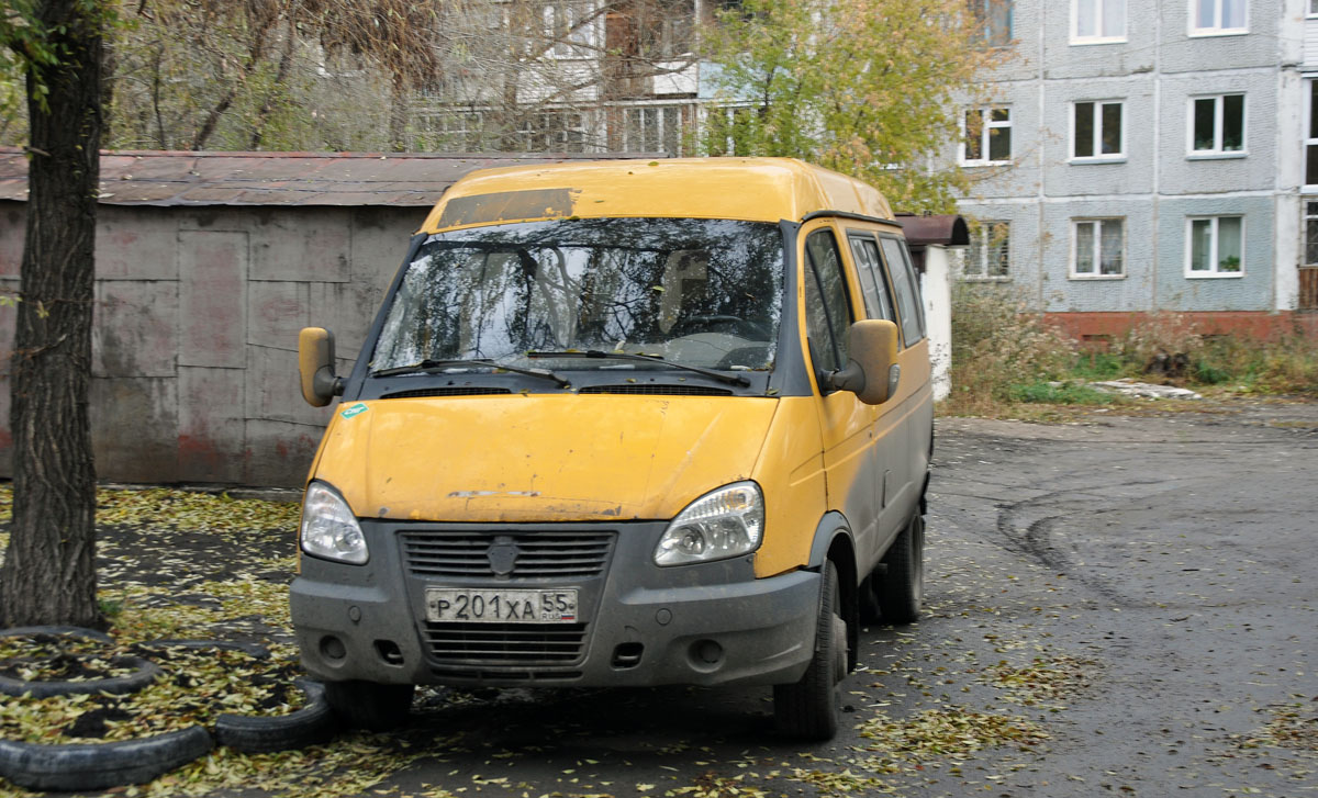 Omsk region, GAZ-322132 (XTH, X96) # Р 201 ХА 55