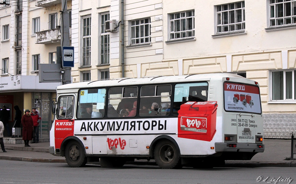 Томская область, ПАЗ-32054 № В 307 КЕ 152