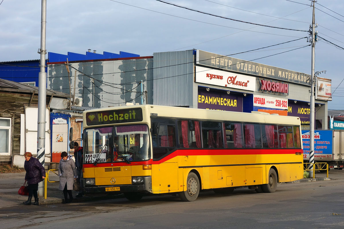 Саратовская область, Mercedes-Benz O405 № АХ 650 64