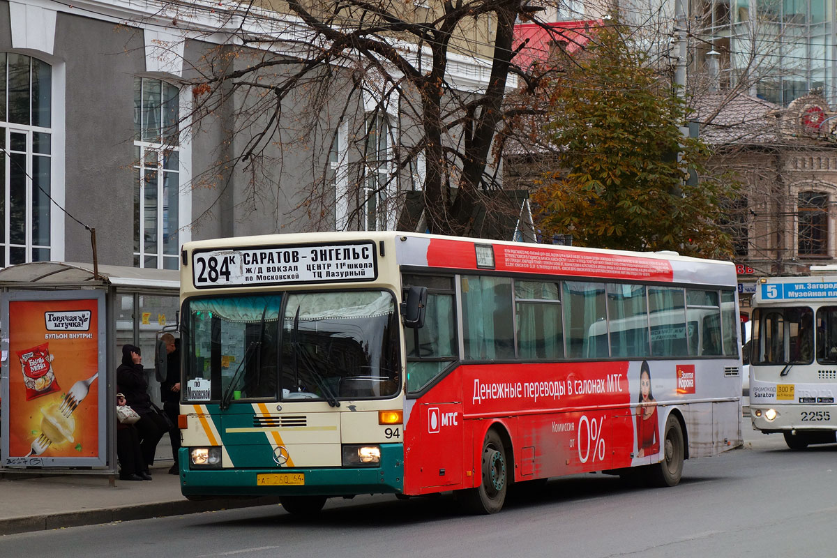 Саратовская область, Mercedes-Benz O405 № АТ 260 64