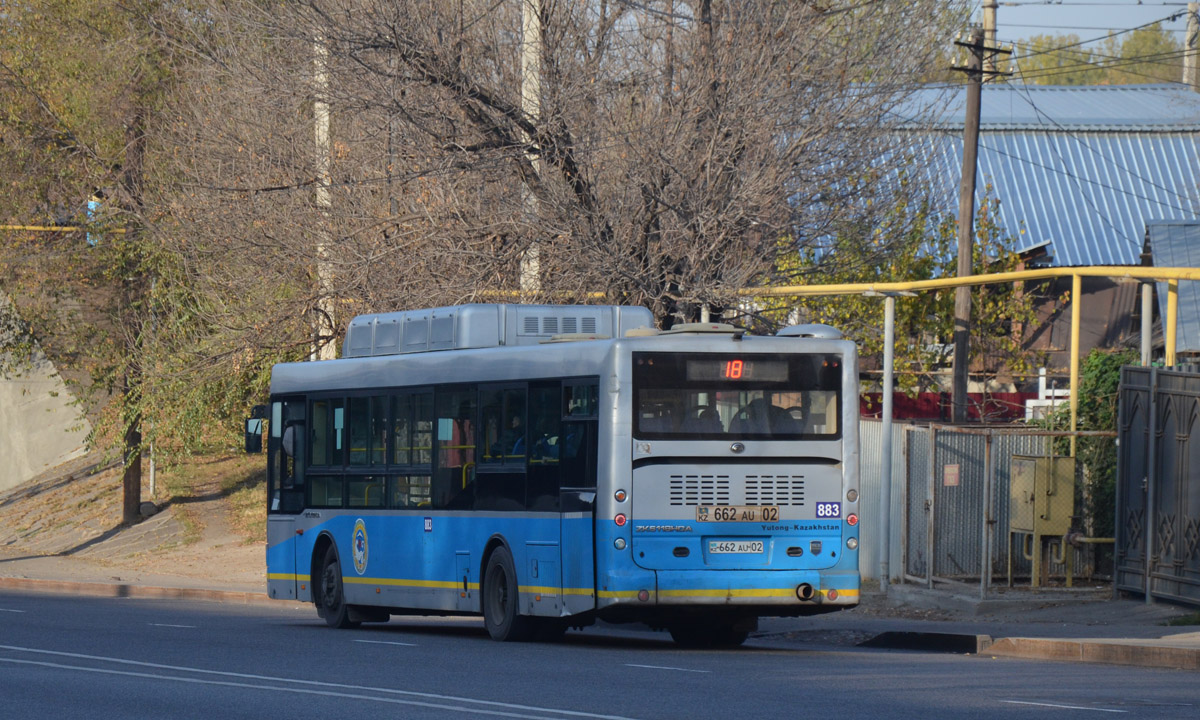 Алматы, Yutong ZK6118HGA № 883