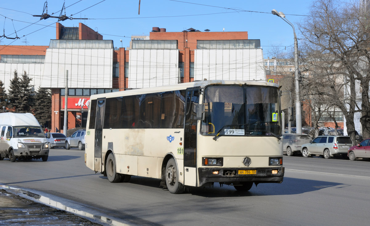 Omsk region, LAZ-4207JT "Liner-10" # 151