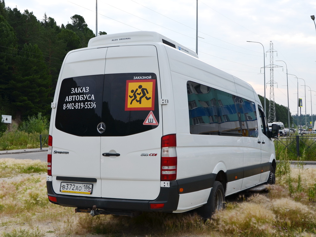 Ханты-Мансийский АО, Луидор-223602 (MB Sprinter) № В 372 АО 186