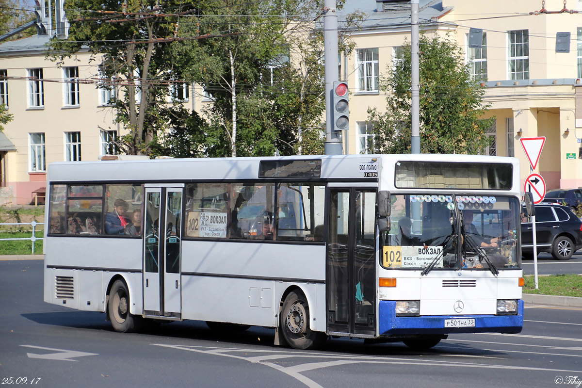 Vladimir region, Mercedes-Benz O405 Nr. Р 501 НА 33