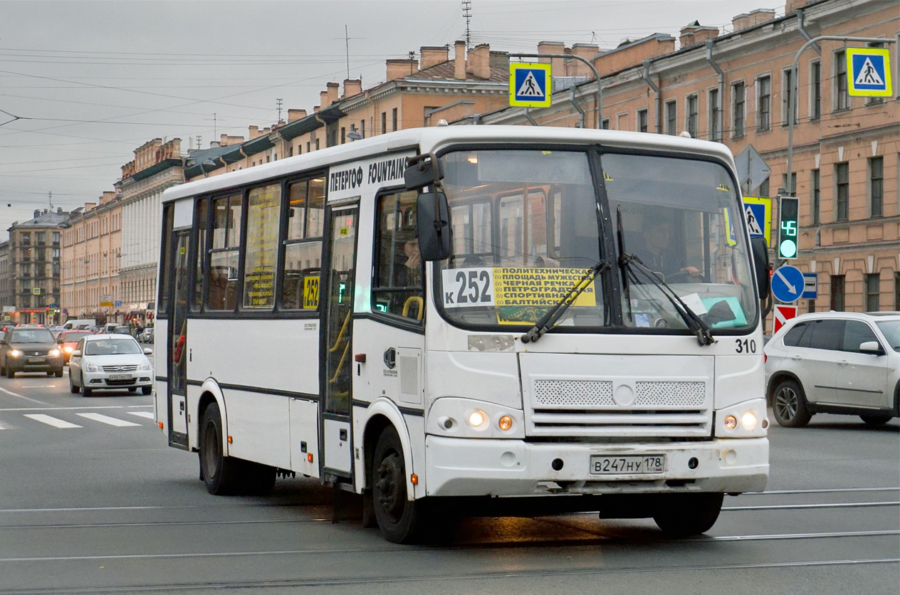 Санкт-Петербург, ПАЗ-320412-04 № 310