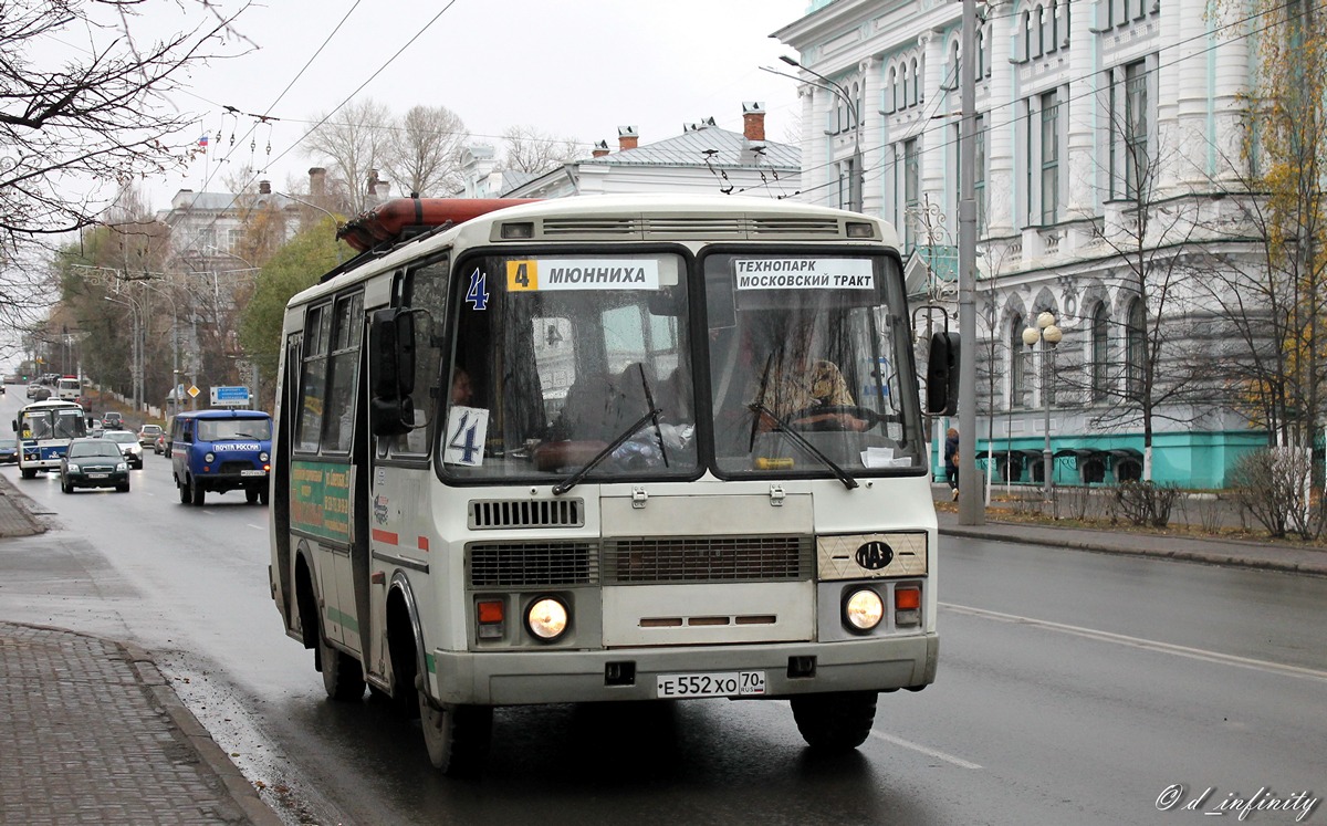 Томская область, ПАЗ-32054 № Е 552 ХО 70