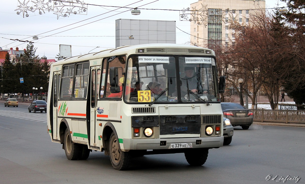 Томская область, ПАЗ-32054 № Е 339 ХЕ 70