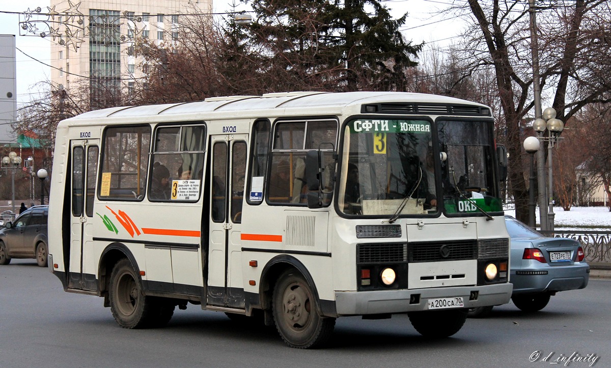 Томская вобласць, ПАЗ-32054 № А 200 СА 70