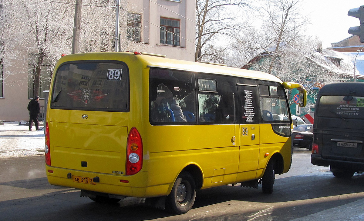 Хабаровский край, Higer KLQ6608 № АВ 313 27