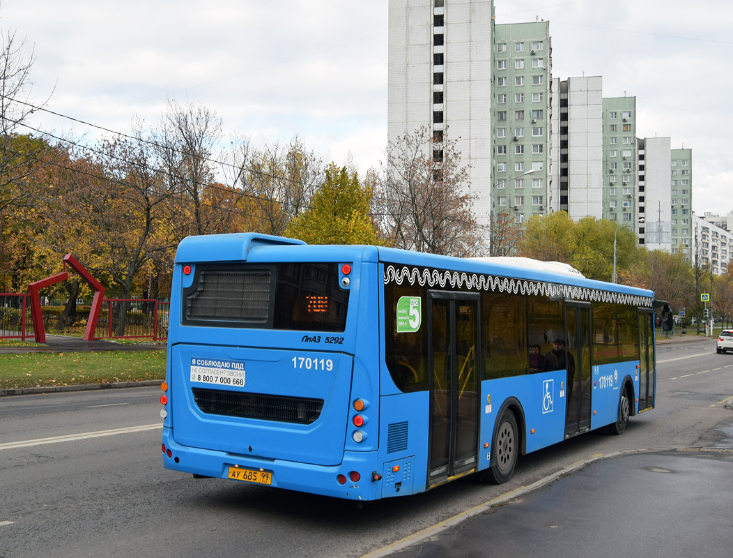 Москва, ЛиАЗ-5292.65 № 170119