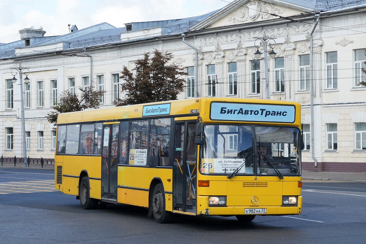 Владимирская область, Mercedes-Benz O405N2 № К 982 НА 33