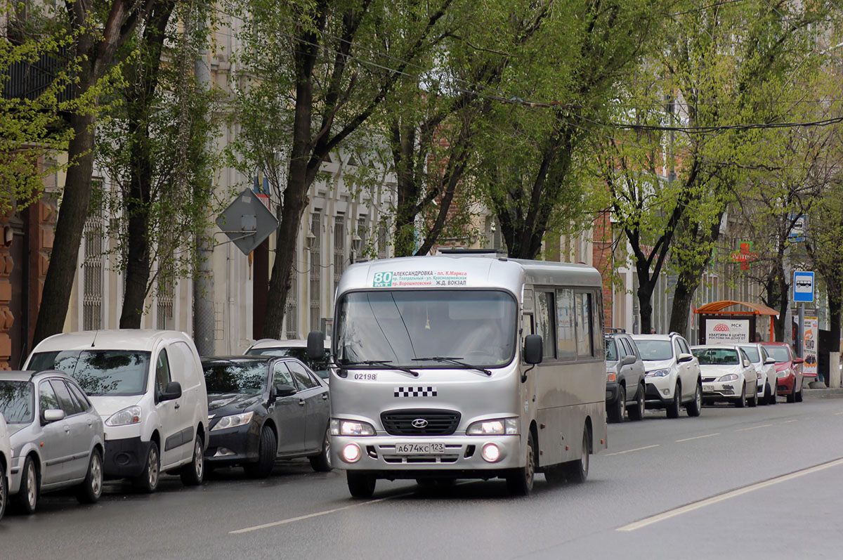 Ростовская область, Hyundai County LWB C11 (ТагАЗ) № 002198