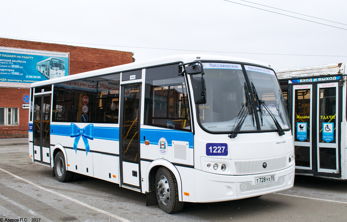 Омская область, ПАЗ-320414-04 "Вектор" (1-2) № 1227