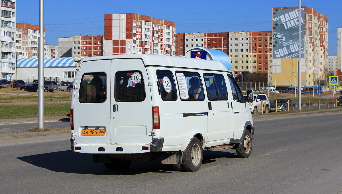 Khanty-Mansi AO, GAZ-322132 (XTH, X96) Nr. АМ 184 86