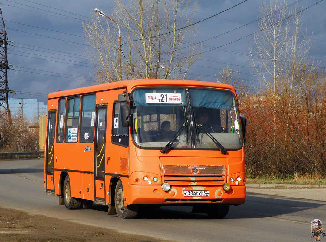 Нижегородская область, ПАЗ-320302-08 № О 334 РХ 152