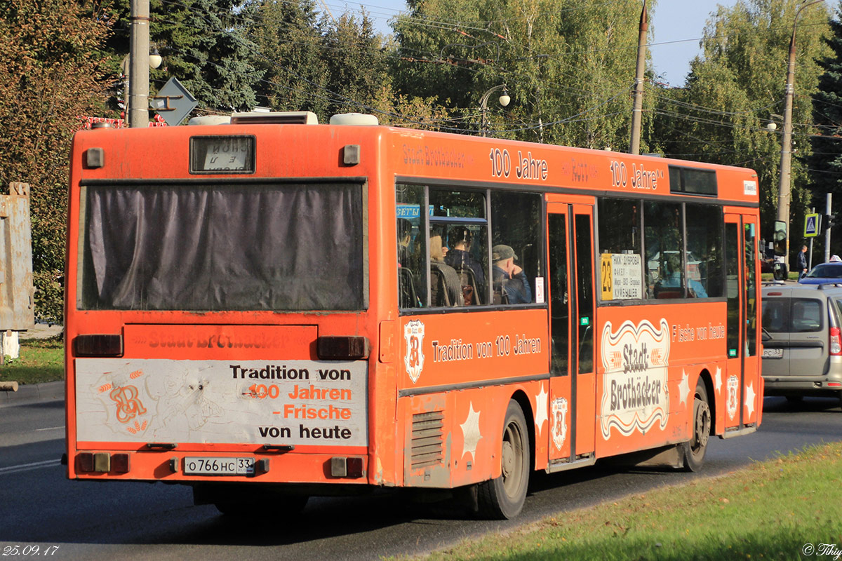 Vladimir region, Mercedes-Benz O405 № О 766 НС 33