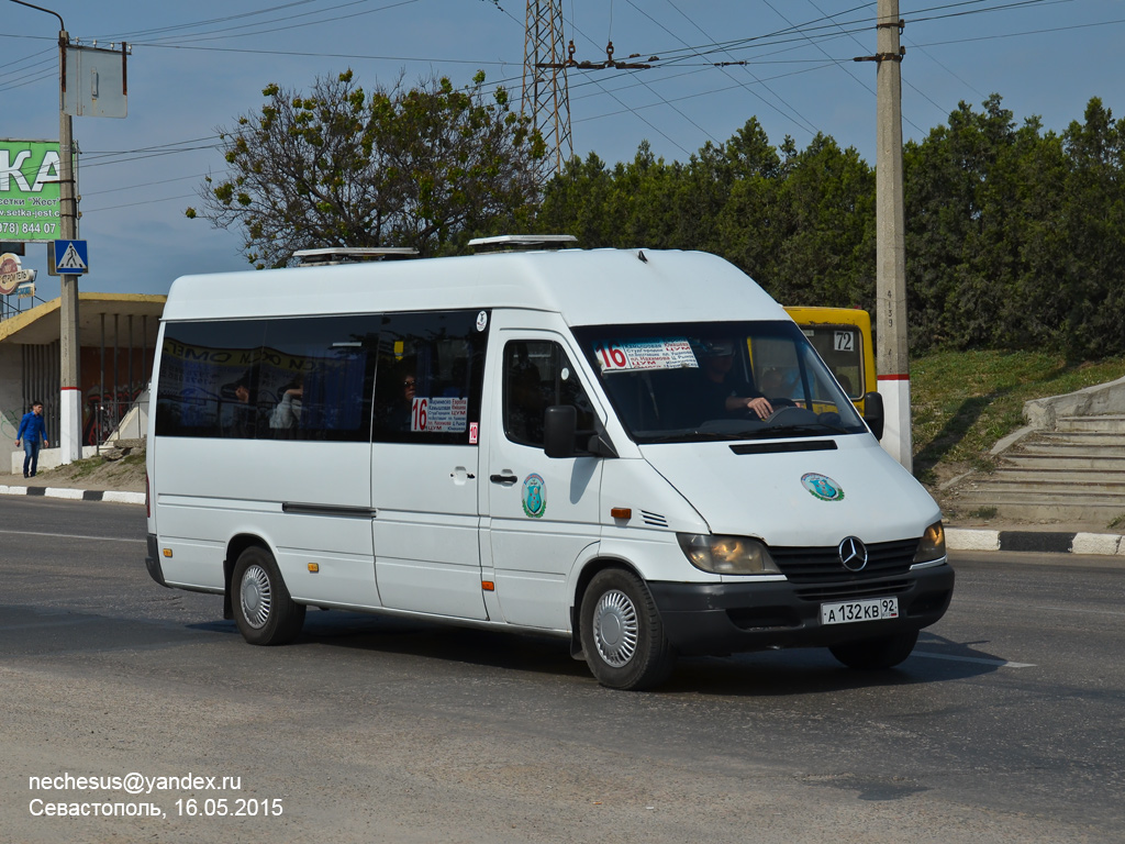 Севастополь, Mercedes-Benz Sprinter W903 311CDI № А 132 КВ 92