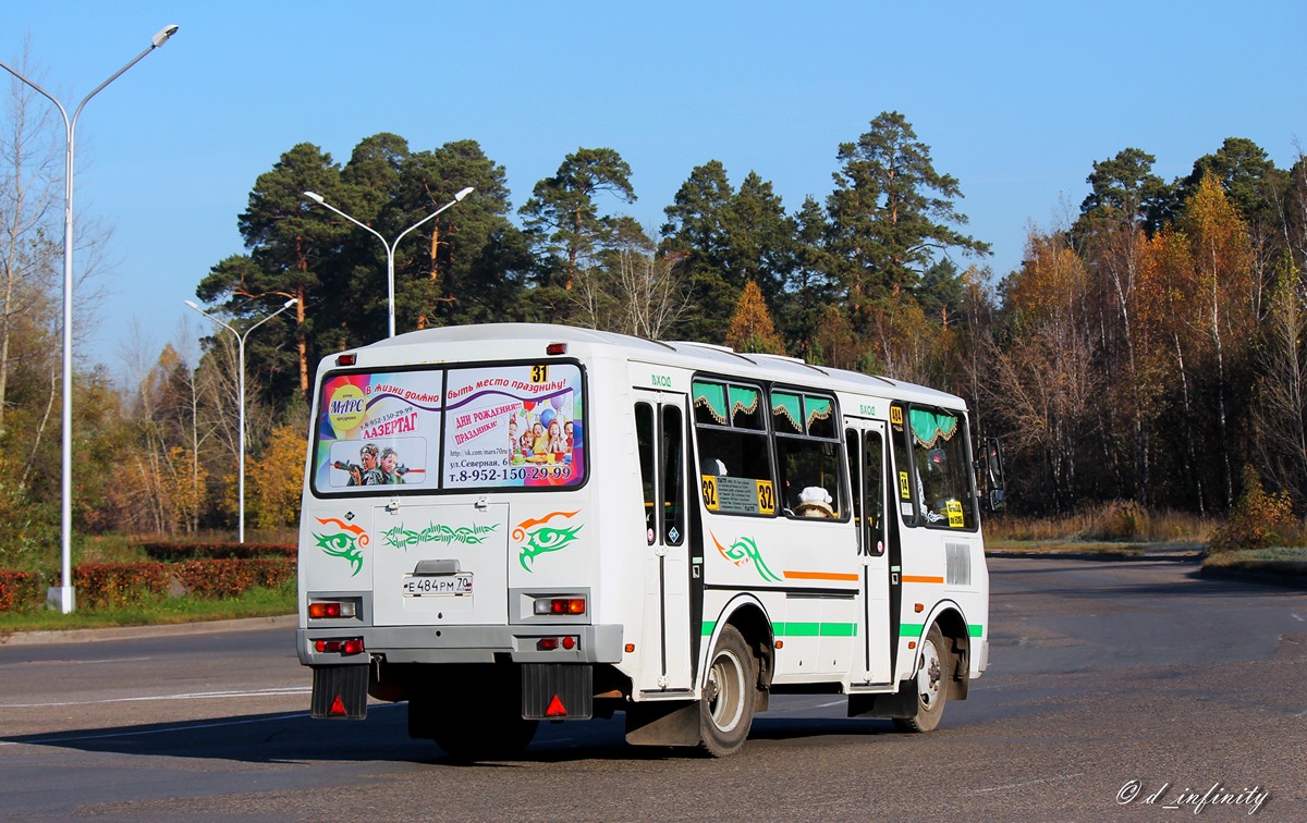 Томская область, ПАЗ-32054 № Е 484 РМ 70