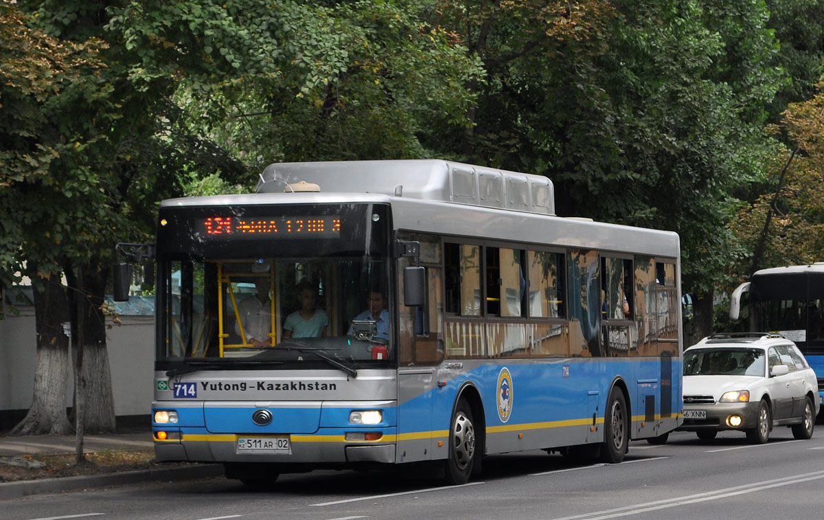 Алматы, Yutong ZK6118HGA № 714