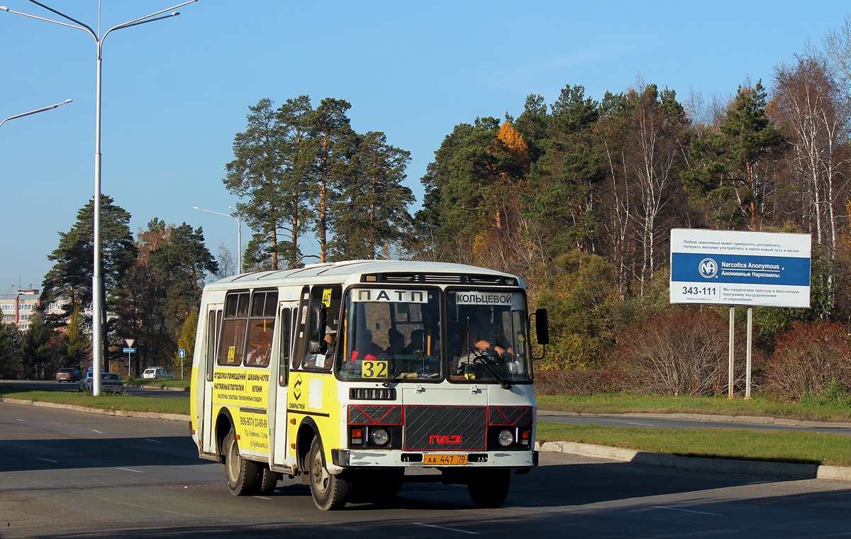 Томская область, ПАЗ-32054 № АА 447 70