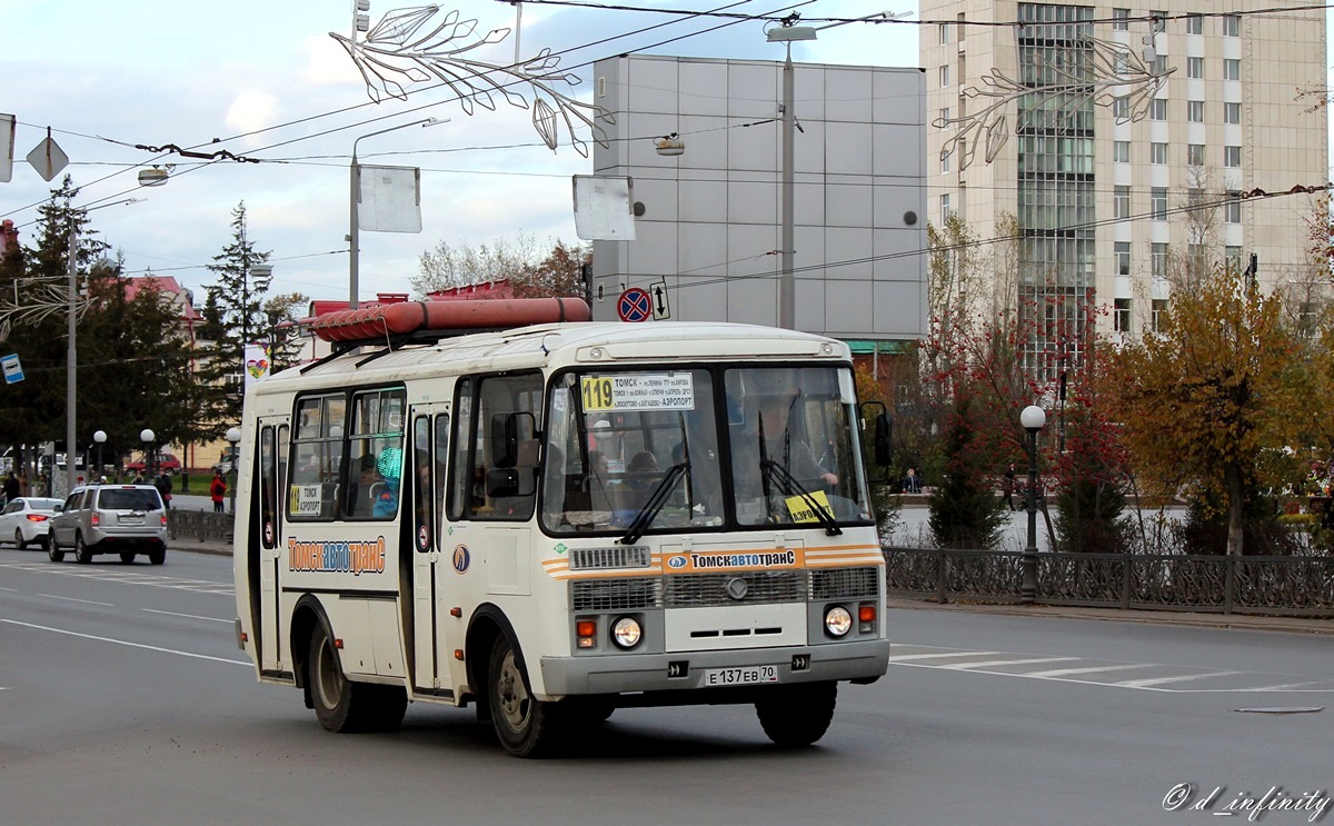 Томская область, ПАЗ-32054 № Е 137 ЕВ 70