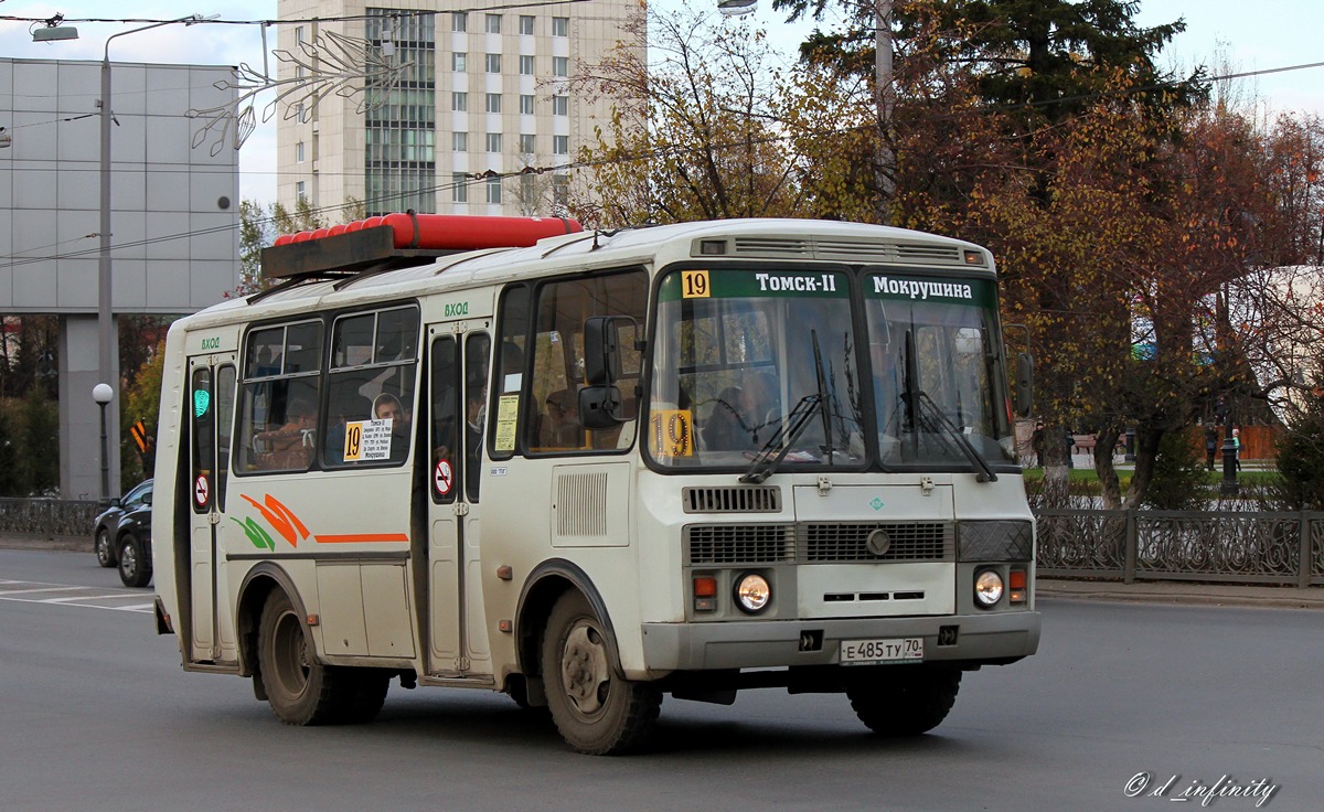 Томская область, ПАЗ-32054 № Е 485 ТУ 70