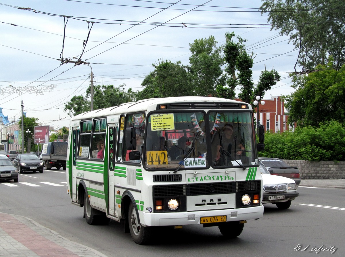 Томская область, ПАЗ-32054 № АА 076 70