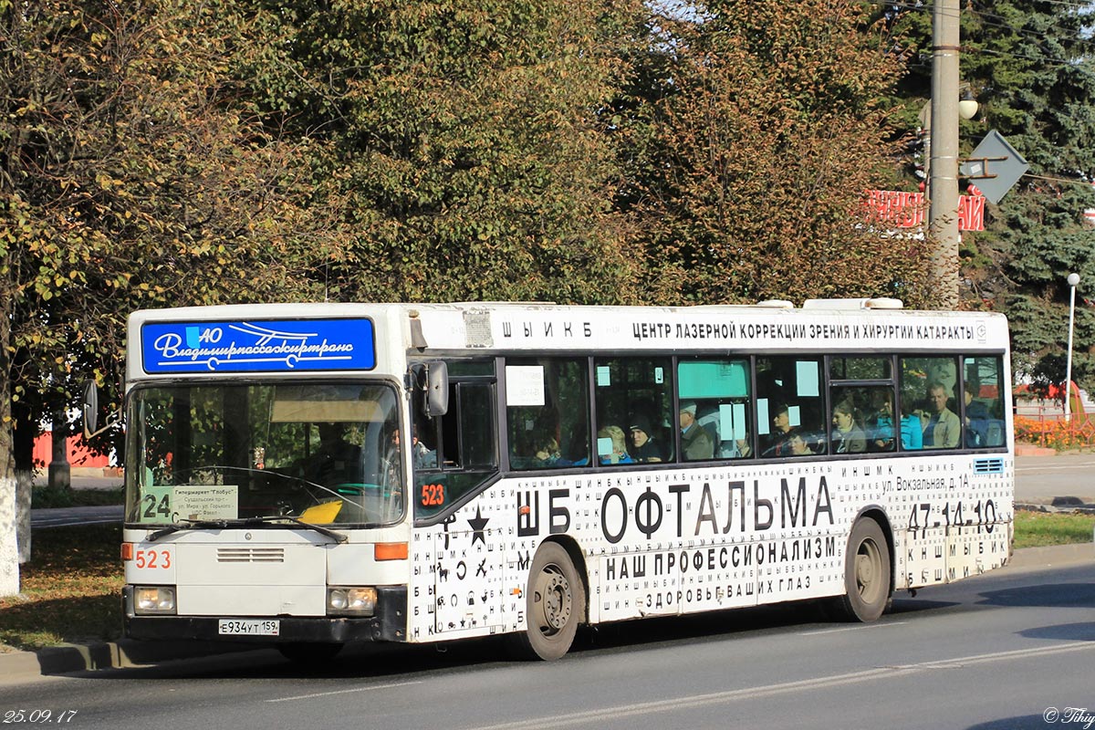 Владимирская область, Mercedes-Benz O405N № 523