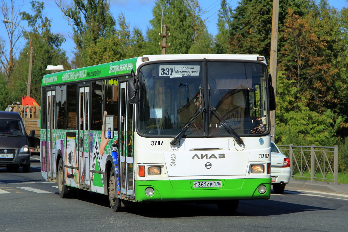 Санкт-Петербург, ЛиАЗ-5293.60 № 3787