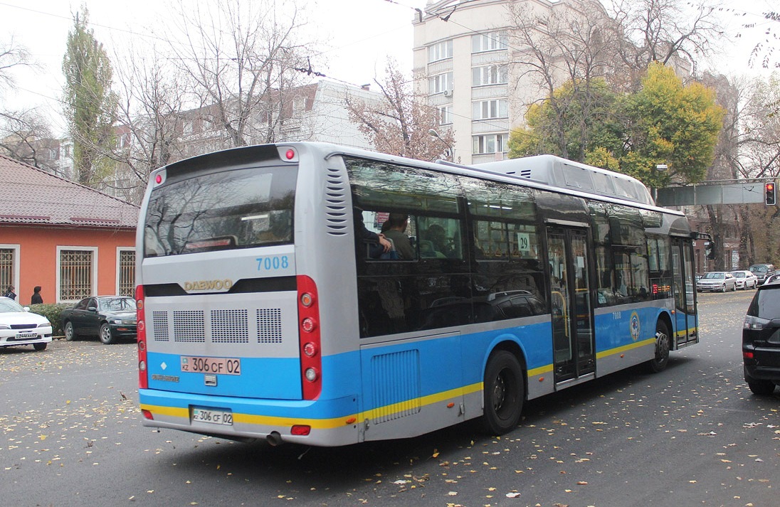 Алматы, Guilin Daewoo GDW6126CNG (СемАЗ) № 7008