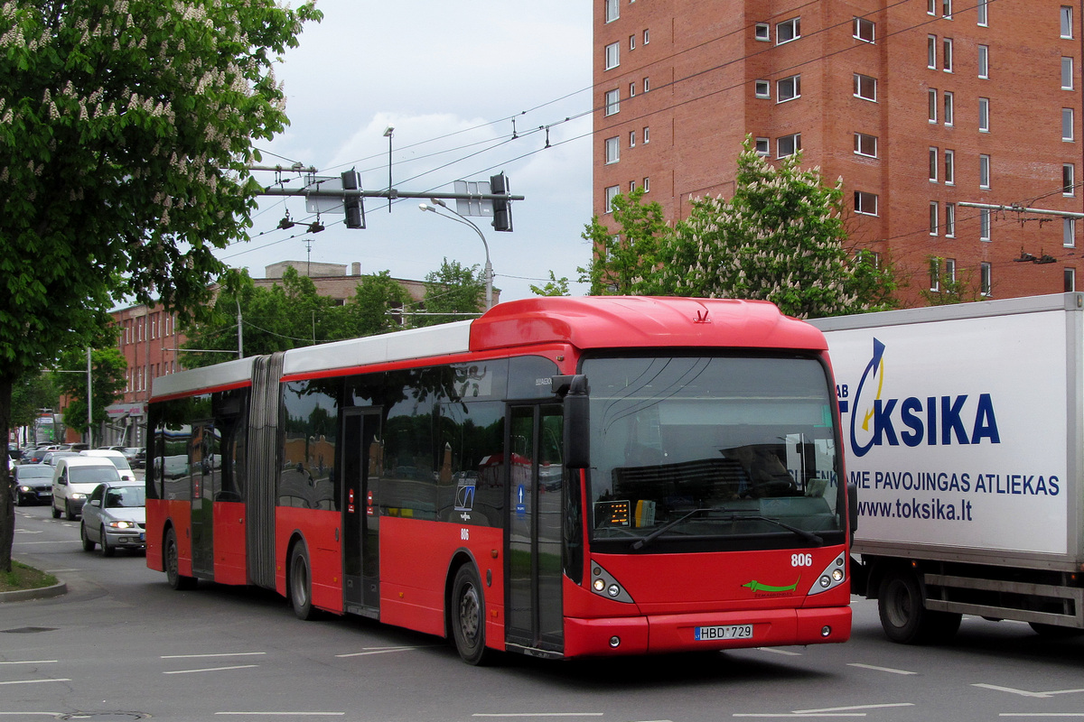 Литва, Van Hool New AG300 № 806