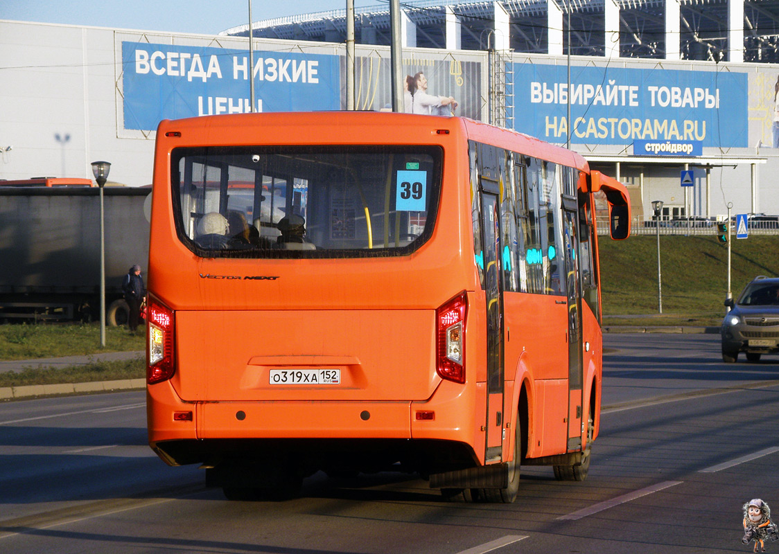Nizhegorodskaya region, PAZ-320405-04 "Vector Next" Nr. О 319 ХА 152