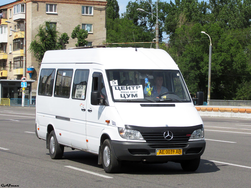 Днепропетровская область, Mercedes-Benz Sprinter W906 313CDI № AE 0039 AB